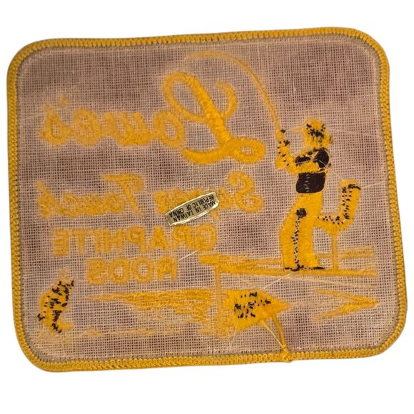 Lowes Super Touch Graphite Rods Patch Vintage Fishing Fisherman Retro - Picture 2 of 7